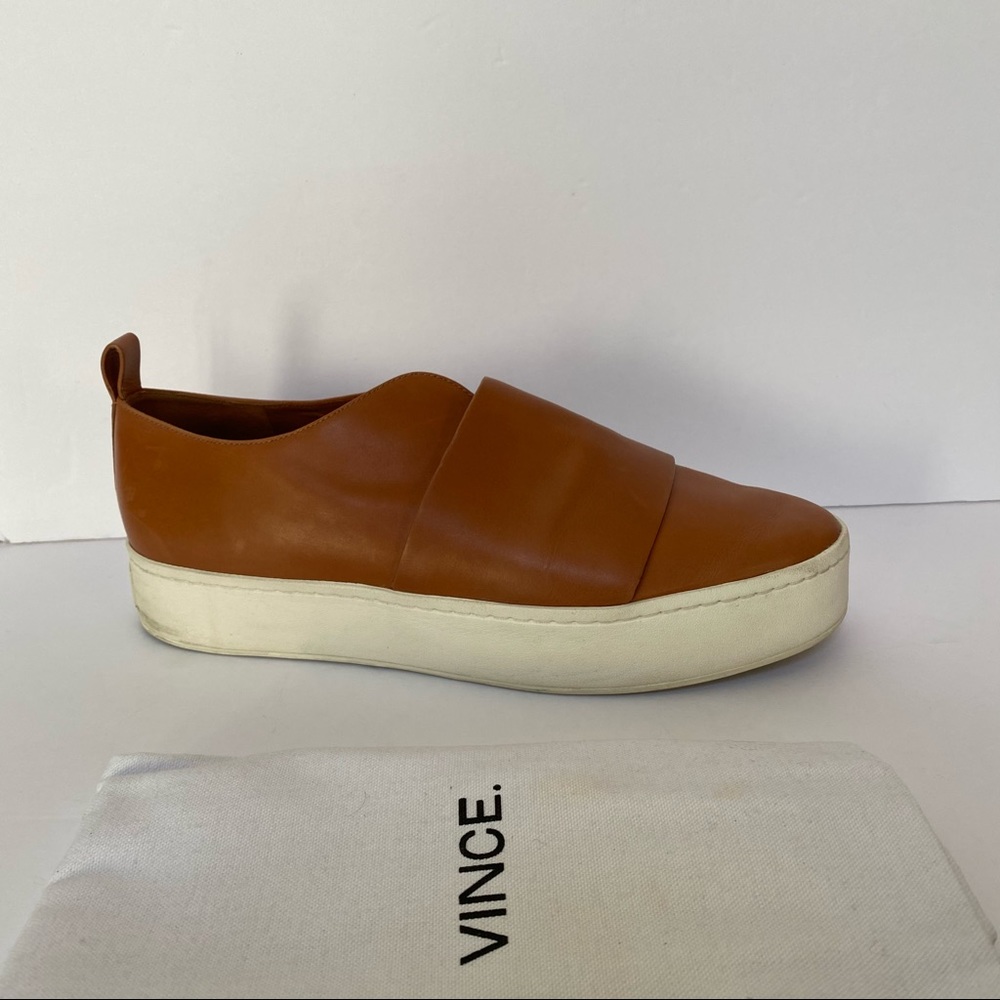 VINCE leather loafer shoes size 41